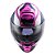 Capacete ls2 Storm ff800 Techy Branco Rosa - Imagem 5