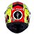 Capacete Ls2 ff358 classic Renato Garcia Amarelo Vermelho - Imagem 7