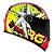 Capacete Ls2 ff358 classic Renato Garcia Amarelo Vermelho - Imagem 2