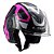 Capacete Ls2 OF570 Verso Marker preto rosa - Imagem 4