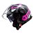 Capacete Ls2 OF570 Verso Marker preto rosa - Imagem 3