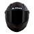 Capacete Ls2 ff358 monocolor preto fosco - Imagem 3