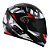 Capacete Fechado Ls2 Classic Ff358 Tank Preto / Vermelho - Imagem 2