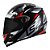 Capacete Fechado Ls2 Classic Ff358 Tank Preto / Vermelho - Imagem 1