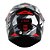 Capacete Fechado Ls2 Classic Ff358 Tank Preto / Vermelho - Imagem 5