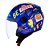 Capacete Norisk Orion Free azul e laranja - Imagem 1