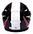 Capacete zarref v4 flash preto vermelho - Imagem 3