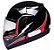 Capacete zarref v4 flash preto vermelho - Imagem 1