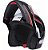 Capacete zarref v4 flash preto vermelho - Imagem 2