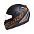 Capacete taurus zarref v5 neon preto laranja - Imagem 1