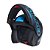 Capacete taurus zarref v5 neon preto Azul - Imagem 3