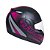 Capacete taurus zarref v5 neon preto rosa - Imagem 2