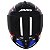 Capacete Axxis Draken UK Preto Vermelho e Azul - Imagem 7