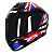 Capacete Axxis Draken UK Preto Vermelho e Azul - Imagem 4