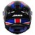 Capacete Axxis Draken UK Preto Vermelho e Azul - Imagem 9