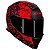 Capacete Axxis Eagle Breaking Preto e Vermelho - Imagem 5