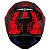 Capacete Axxis Eagle Breaking Preto e Vermelho - Imagem 9