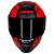 Capacete Axxis Eagle Breaking Preto e Vermelho - Imagem 7