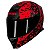 Capacete Axxis Eagle Breaking Preto e Vermelho - Imagem 6