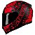 Capacete Axxis Eagle Breaking Preto e Vermelho - Imagem 1
