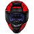 Capacete Axxis Eagle Breaking Preto e Vermelho - Imagem 8