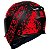 Capacete Axxis Eagle Breaking Preto e Vermelho - Imagem 3