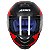 Capacete Axxis Eagle Diagon Preto e Vermelho - Imagem 8