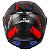 Capacete Axxis Eagle Diagon Preto e Vermelho - Imagem 9