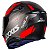 Capacete Axxis Eagle Diagon Preto e Vermelho - Imagem 3