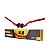 Guidão Oxxy Fat Bar Alto Vermelho Com Adaptador - Imagem 1