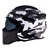 Capacete Norisk Darth Aircraft Camo Branco - Imagem 3
