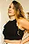 Cropped Opala Dupla Face Preto/Uva - Imagem 1