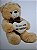 Urso sentado com frase: "Te amo mais que Chocolate" - Imagem 2