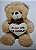 Urso sentado com frase: "Te amo mais que Chocolate" - Imagem 4