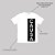 Camiseta Branca Silkada Oversized CAUSA Vertical com Retângulo - Imagem 4