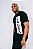 Camiseta Preta Silkada Oversized CAUSA Vertical com Retângulo - Imagem 1