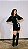 Camiseta Preta Silkada Oversized CAUSA Vertical - Imagem 1