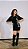 Camiseta Preta Silkada Vertical Oversized CAUSA - Imagem 2