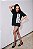 Camiseta Preta Silkada Oversized CAUSA Vertical com Retângulo - Imagem 1