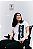 Camiseta Branca Silkada Oversized CAUSA Vertical com Retângulo - Imagem 1