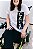 Camiseta Branca Silkada Oversized CAUSA Vertical com Retângulo - Imagem 2