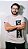 Camiseta Oversized Branca Com Retângulo CAUSA Silkado Vertical - Imagem 2