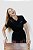 Camiseta Bordada Preta Oversized CAUSA Horizontal - Imagem 1