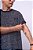 Camiseta Oversized Azul Marinho Com Estampa de Teclado Coleção CAUSANDO SORTE - Imagem 2