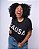 Camiseta Oversized Preta Silkada CAUSA Em Branco Horizontal - Imagem 5
