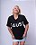 Camiseta Preta Silkada Horizontal Oversized CAUSA - Imagem 3