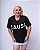 Camiseta Preta Silkada Horizontal Oversized CAUSA - Imagem 2