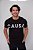 Camiseta Oversized Preta Silkada CAUSA Em Branco Horizontal - Imagem 4