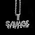 Pingente Savage Ice Cravejado - Imagem 1
