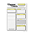 Bloco de Planejamento Diário de Mesa Linha Tech 100 Fls - Imagem 3
